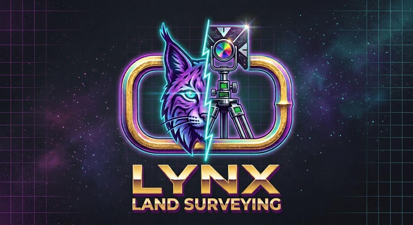 Lynx Land Surveying Logo